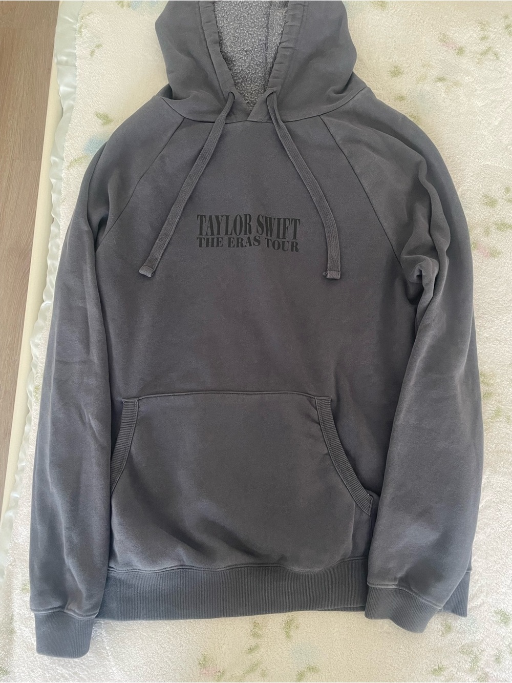 Taylor Swift Eras Tour Charcoal Gray Pullover Hoodie